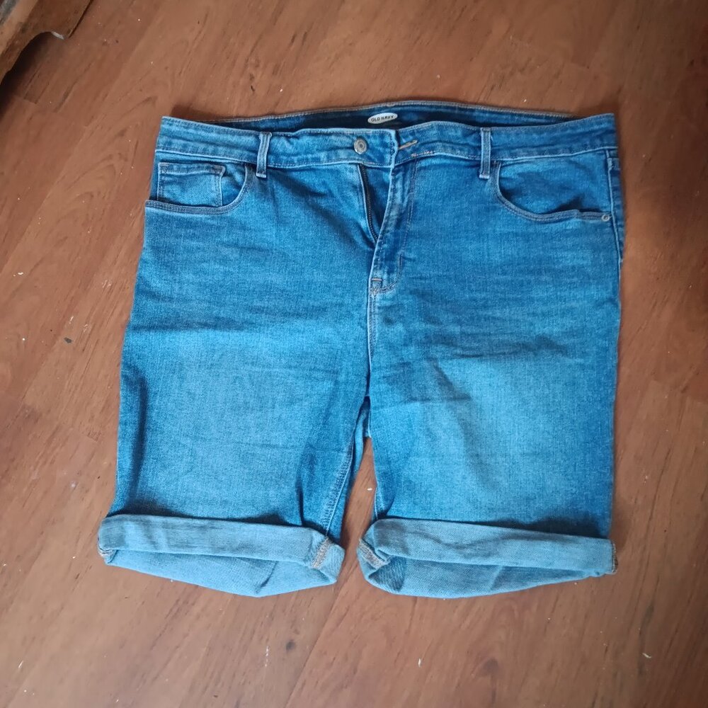 Long Jean Shorts